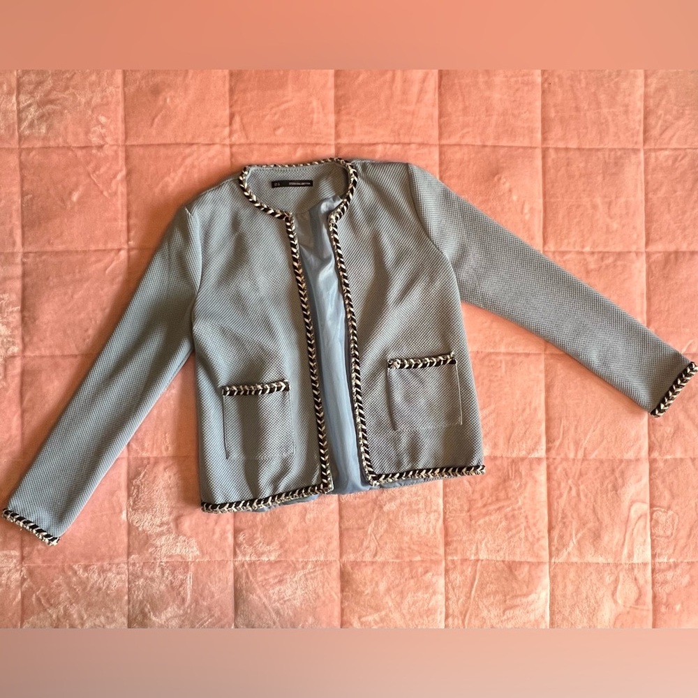 Elegant Blue Women's Jacket